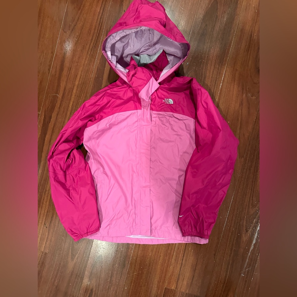 North face girls rain jacket!